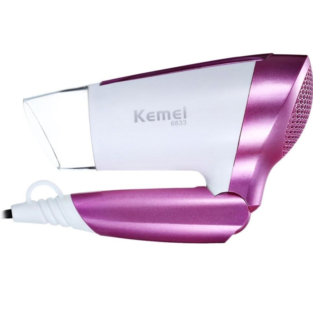 Picture of Kemey Km6833 2 In 1 Electric Foldable Hair Dryer For Women - Hair Dryer
