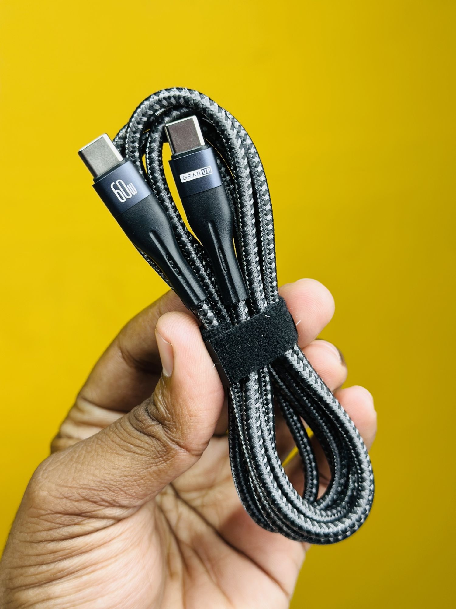 Picture of GearUP CC6015 Type-C to C 60W PD Fast Charging & Data Cable – 1.5m