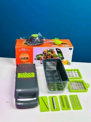 Picture of GearUP VC14 Premium 14-in-1 Vegetable and Fruits Multifuction Cutting Slicer Kitchen Tools
