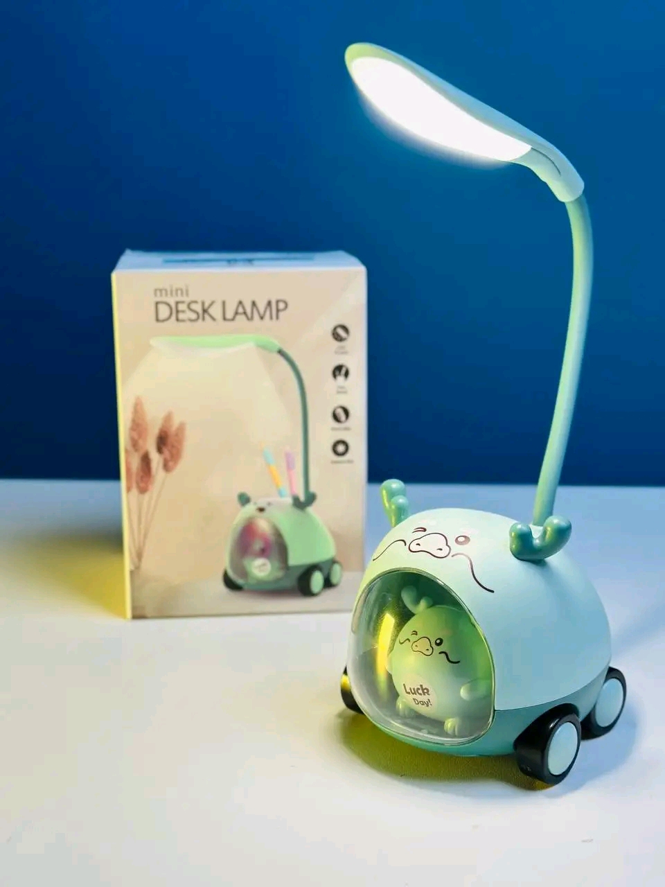 Picture of Foldable LED Study Lamp with Pen Holder & Sharpener for Kids