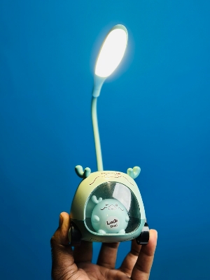 Picture of Foldable LED Study Lamp with Pen Holder & Sharpener for Kids