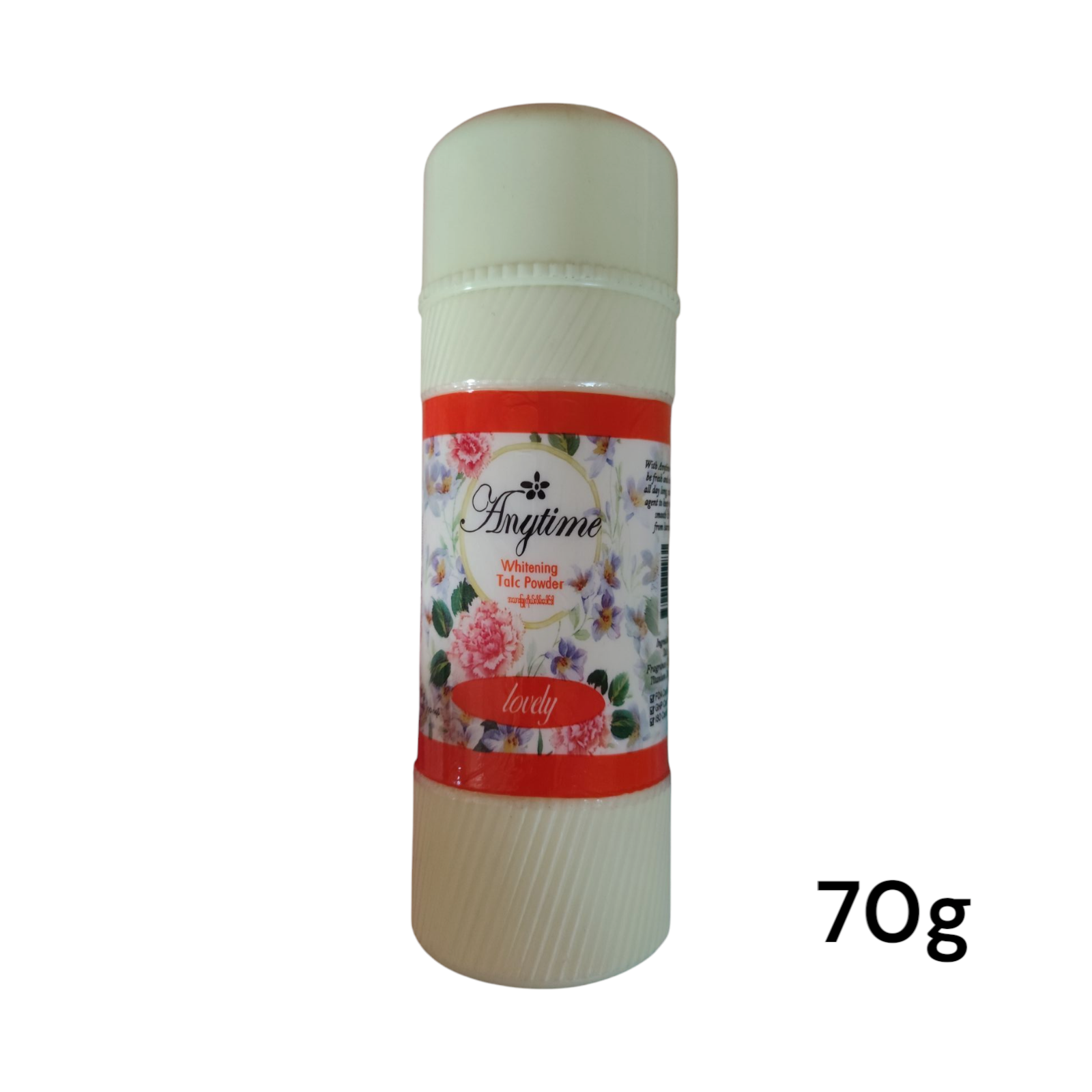 Picture of Thanaka Anytime Whitening Talc Powder - Lovely Fragrance | Long-Lasting Freshness -70g