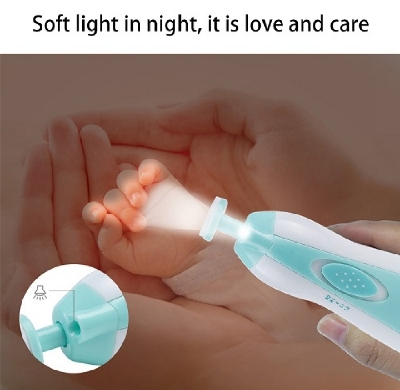 Picture of Electric Nail Trimmer for Baby Newborn Nail Trimmer Manicure Kit For Baby Baby Nail Trimmer Nail Care High Quality Baby Nail Trimmer Baby Care Set Electric Manicure Set Electric Nail Cutter for Baby
