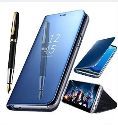 Picture of Clear View Mirror Leather Flip Cover for Samsung A6 (2018)