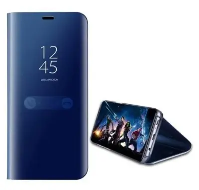 Picture of Samsung Galaxy A9 (2018) Clear View Mirror Flip Stand Cover