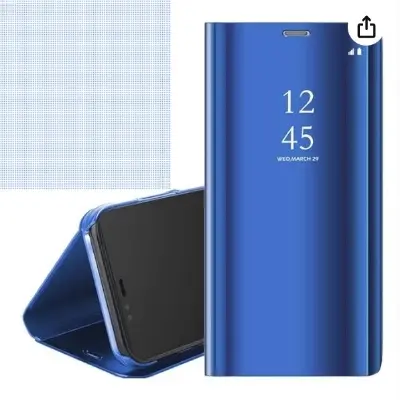 Picture of Samsung Galaxy J710 - Clear View Case Flip Standing Cover Auto Lock Mirror Case