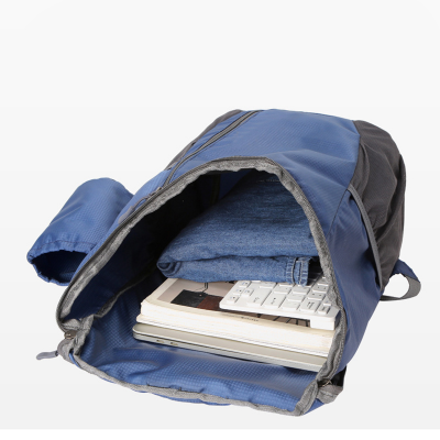 Picture of Multi Pocket Travel Backpack With Detachable Bottle Holder (Black)