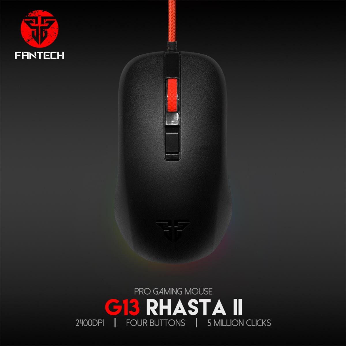 Picture of FANTECH G13 RHASTA II DPI 800-2400 Professional Wired Gaming Mouse USB For PC Laptop Pro PC Computer Office