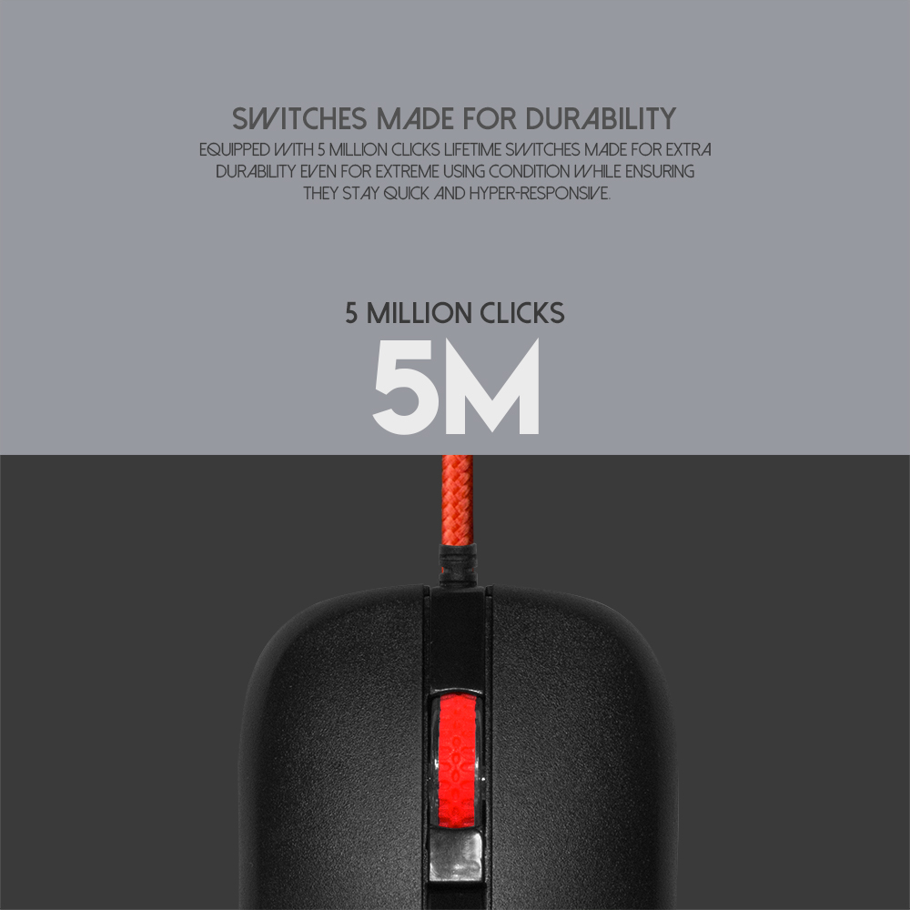 Picture of FANTECH G13 RHASTA II DPI 800-2400 Professional Wired Gaming Mouse USB For PC Laptop Pro PC Computer Office