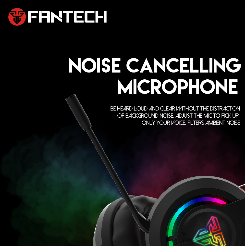 Picture of FANTECH HG20 CHIEF II 3.5MM Plug RGB Gaming Headset Wide Sound Field Volume Adjustment Earphones With Microphone For PS4 PC Player Gamer Headphone