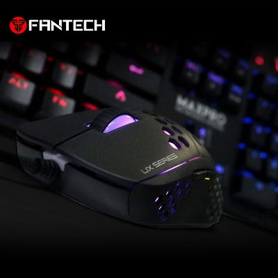 Picture of Fantech Hive UX2 6 Buttons 7 Mode USB RGB Gaming Mouse Black