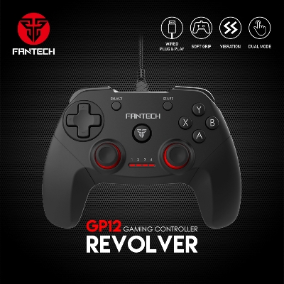 Picture of FANTECH REVOLVER GP12 Gamepad Wired PC Game Controller Joystick Dual Vibration For Windows PC PS3 Playstation Android