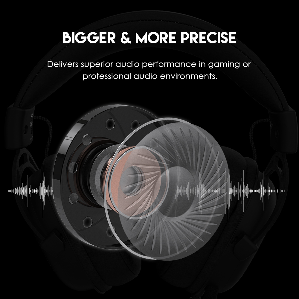 Picture of FANTECH SONATA MH90 Wired Headset Memory Foam 3.5mm Jack Earphones with Microphone Detachable for Gaming Headphone Gamer