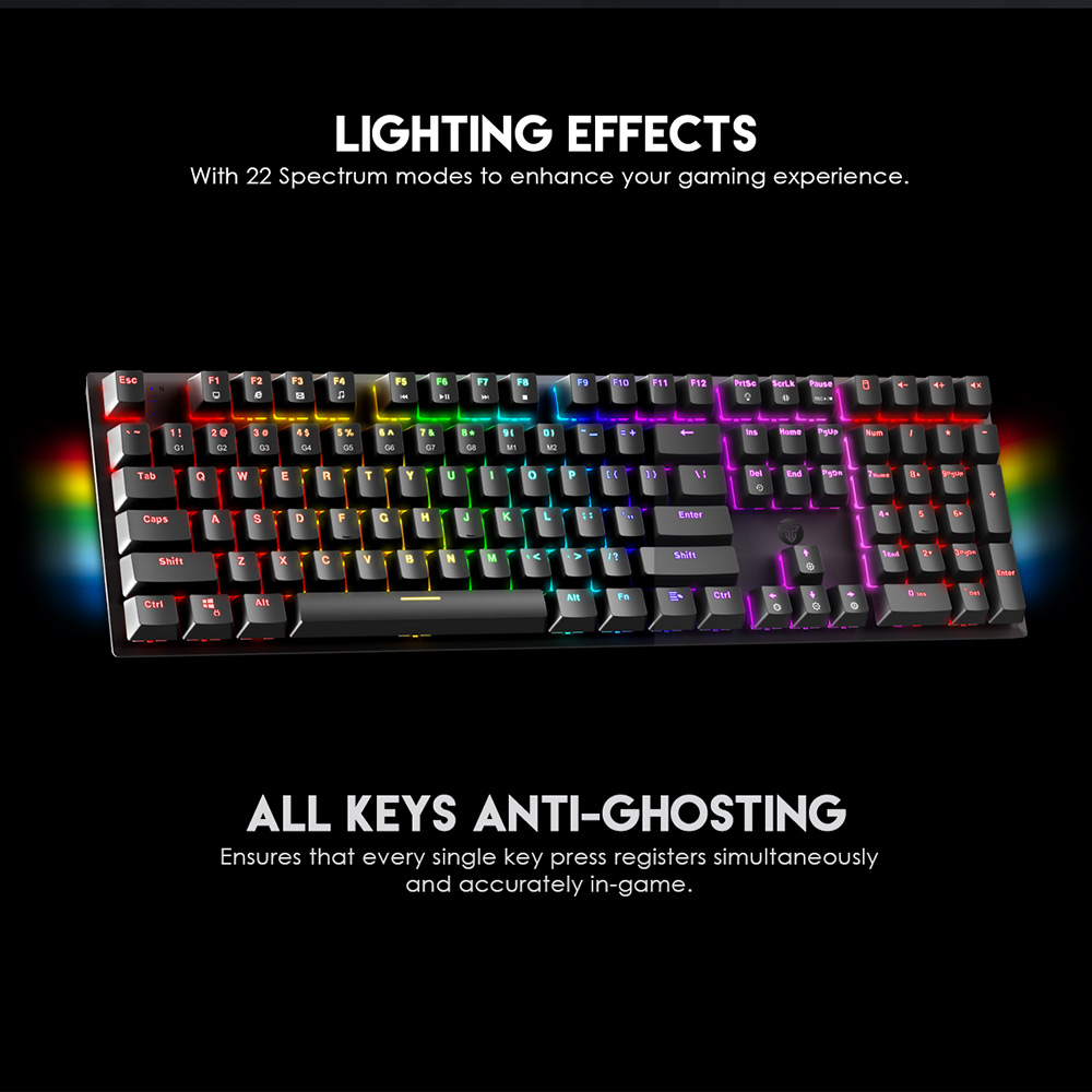 Picture of FANTECH MK855 MAXFIT108 RGB MECHANICAL KEYBOARD