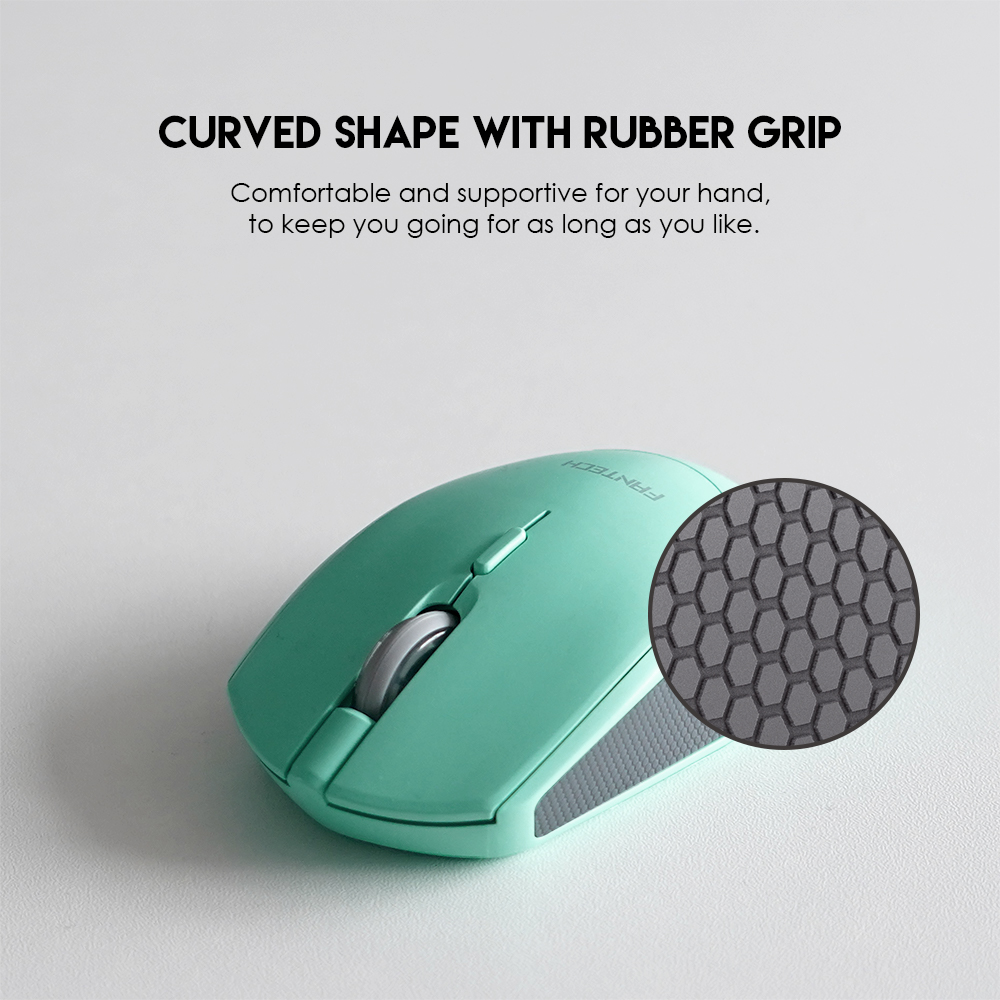 Picture of FANTECH W190 DUAL MODE 2.4Ghz and Bluetooth Wireless Mouse Up to 200 Hours Of Battery Mini Mute Silent Office Mouse Mice