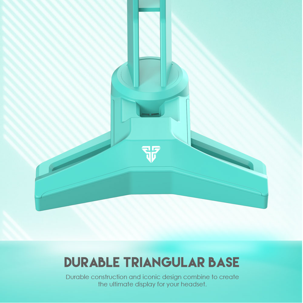 Picture of FANTECH AC3004 Gaming Headphone Stand Headset Rack Earphone Display Shelf Universal Multifunctional Headphone Bracket Mint Edition