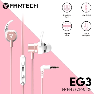 Picture of FANTECH SCAR EG3 In Ear Gaming Earphone Sakura Edition Headphone