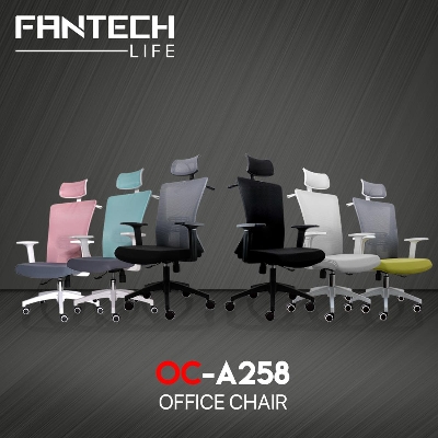 Picture of Fantech Oca258 Breathable Gaming Office Chair Black - Chair