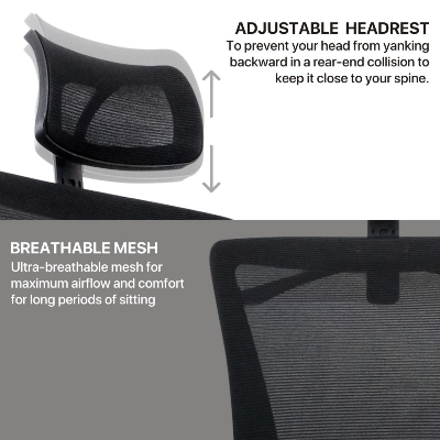 Picture of Fantech Oca258 Breathable Gaming Office Chair Black - Chair