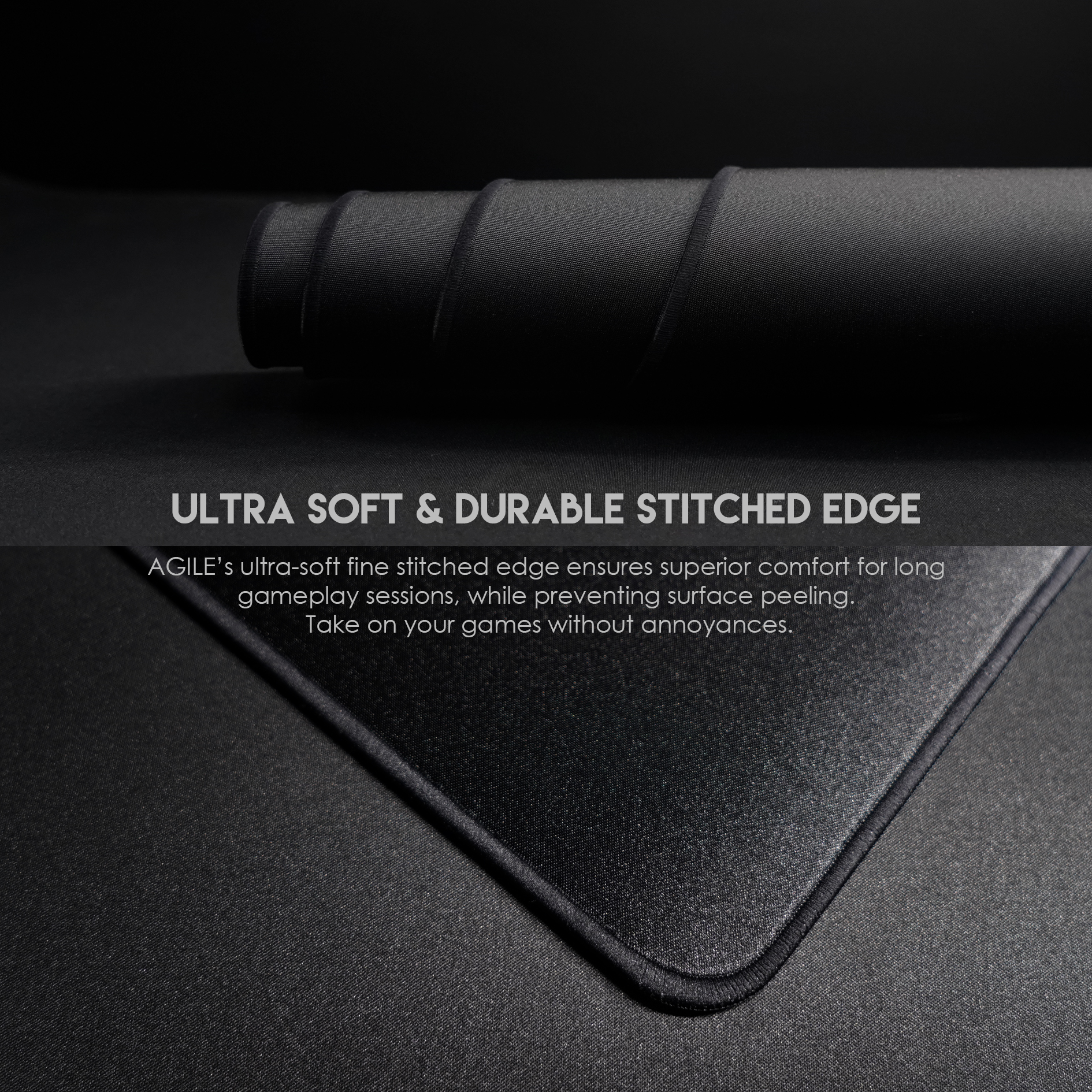 Picture of FANTECH AGILE MP353 Gaming Mousepad Waterproof Speed Silk Surface For Gamers 350x300x4mm