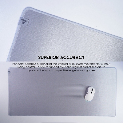 Picture of FANTECH AGILE MP903 MOUSE PAD SPEEDSILK Surface, Non-Friction Impacting Water-Resistant Coating Anti-Fray Edge Stitching Anti-slip base Large Type Space Edition