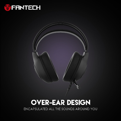 Picture of FANTECH HG25 ORBIT 7.1 VIRTUAL SURROUND SOUND GAMING HEADSET RGB GRADIENT LIGHTING EFFECT NOISE CANCELLING MICROPHONE Nylon Braided Cable USB Connectivity.