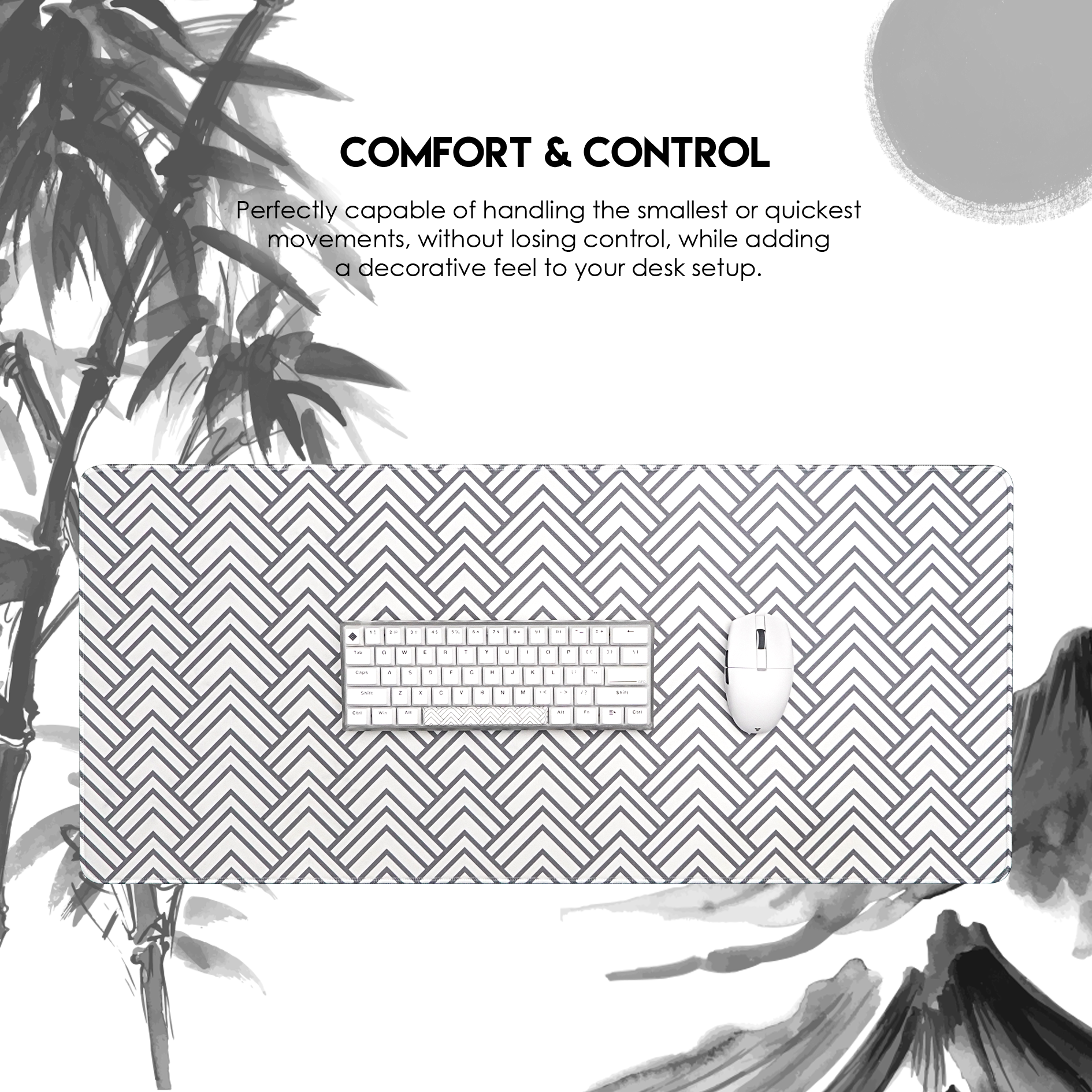 Picture of FANTECH ATO MP905 GE02 ATO GEO SERIES DESK MAT GAMING MOUSEPAD Free Cherry Profile Keycaps