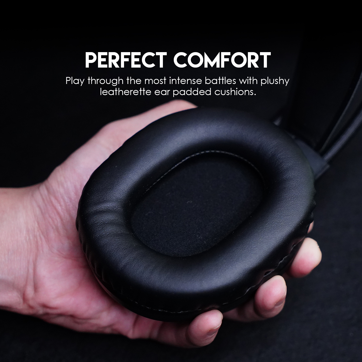 Picture of Fantech Portal HQ55 Gaming Headset with RGB Lighting Effect to Enhance Gaming Style, Lightweight but Durable