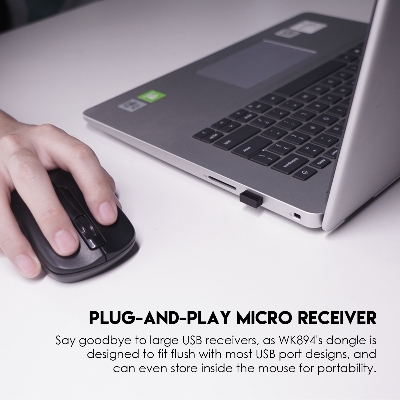 Picture of FANTECH GO WK894 Wireless Combo Keyboard & Mouse with Ultra Stable Wireless Connection & Ultra Smooth Typing