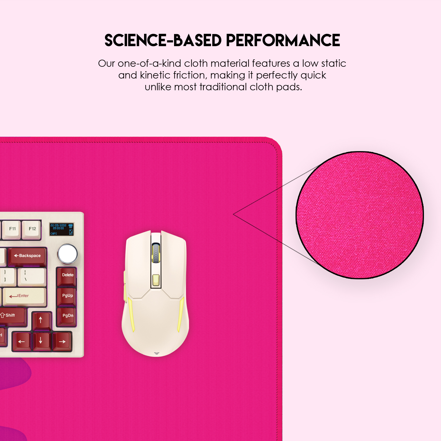 Picture of FANTECH ATO MP905 VIBE EDITION DESK MAT Durable Edge Stitching Water Proof Silky Smooth Surface Anti-Slip Base Mousepad Size 900x400x4mm For Gaming Gamers Design Cyber Life