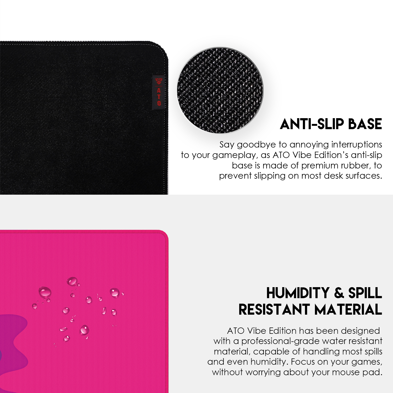 Picture of FANTECH ATO MP905 VIBE EDITION DESK MAT Durable Edge Stitching Water Proof Silky Smooth Surface Anti-Slip Base Mousepad Size 900x400x4mm For Gaming Gamers Design Cyber Life