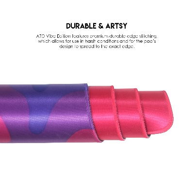 Picture of FANTECH ATO MP905 VIBE EDITION DESK MAT Durable Edge Stitching Water Proof Silky Smooth Surface Anti-Slip Base Mousepad Size 900x400x4mm For Gaming Gamers Design Cyber Life