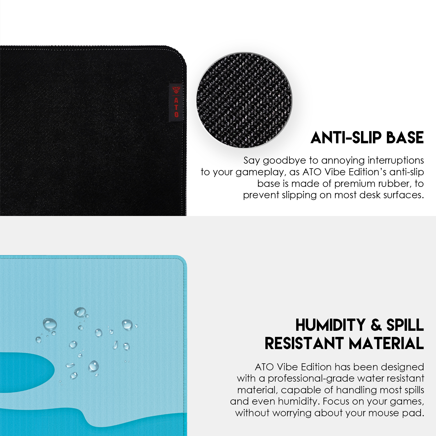 Picture of FANTECH ATO MP905 VIBE EDITION DESK MAT Durable Edge Stitching Water Proof Silky Smooth Surface Anti-Slip Base Mousepad Size 900x400x4mm For Gaming Gamers Design Seaside Wave
