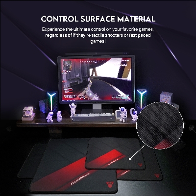 Picture of FANTECH VIGIL MP806 Large Gaming Mousepad Anti Slip Base With Speed Surface And Anti Fray Stitched Edges For Gaming Gamers Office Home Mouse Pad Size 80 x 30 x 1.5cm