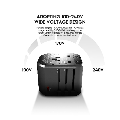 Picture of FANTECH TAC1 Universal PowerCube Travel Multi Adapter
