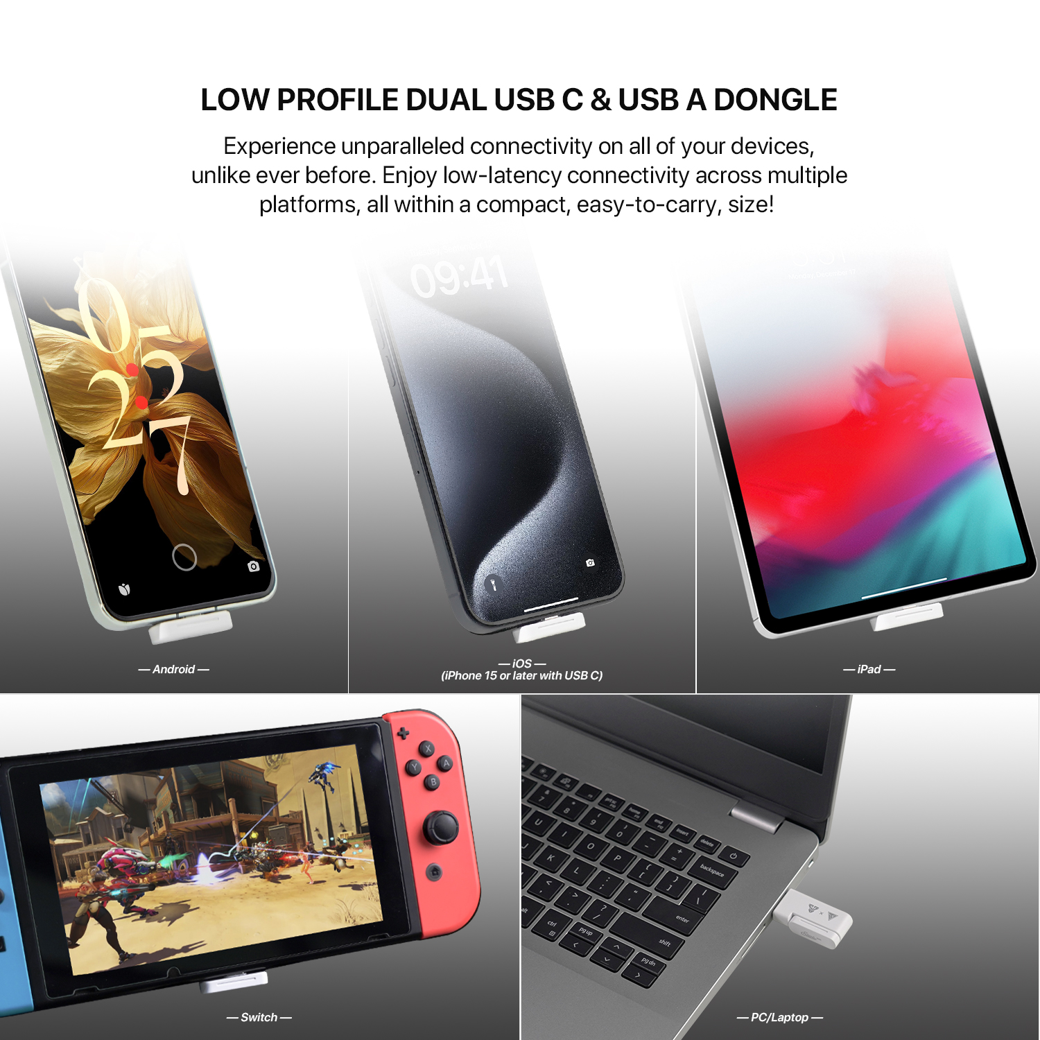 Picture of FANTECH WHG03 Pro Studio 7.1 Surround Sound Headset Black Headphones For Desktop PC and Laptop