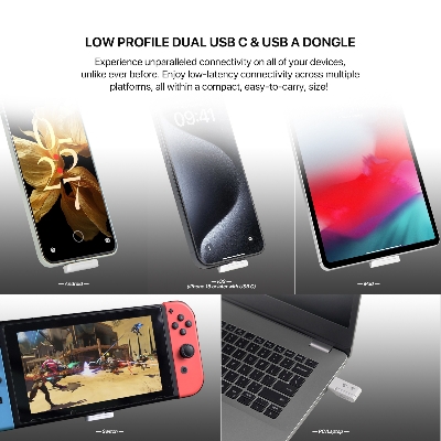 Picture of FANTECH WHG03 Pro Studio 7.1 Surround Sound Headset Black Headphones For Desktop PC and Laptop