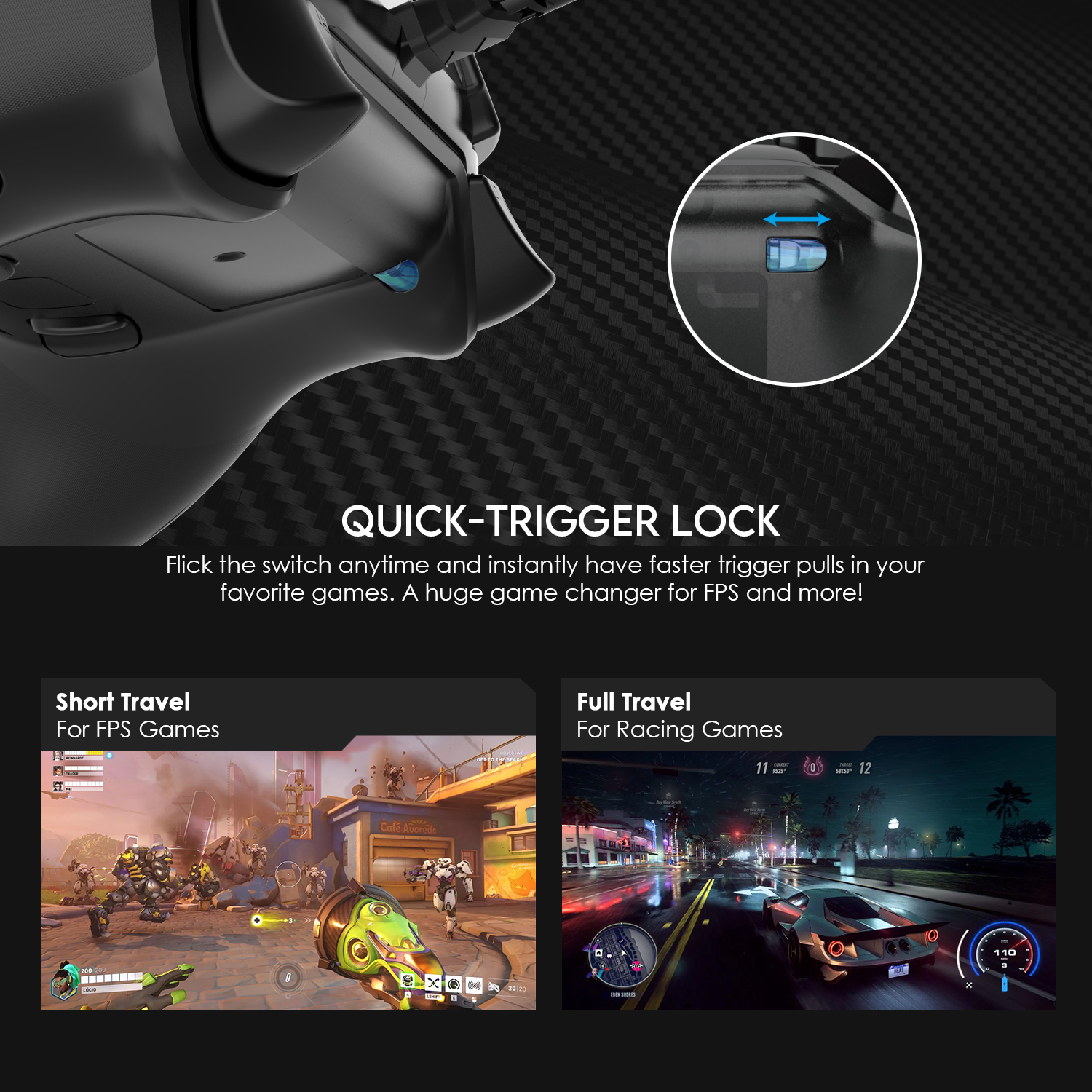 Picture of FANTECH GP15 VEGA-EOS Multi-Platform-Gamepad Wired Gaming Controller-Joystick-Hall-Effect Trigger RGB Sticks Supports PC Steam