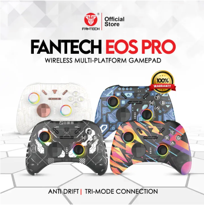 Picture of Fantech WGP15 EOS Pro Wireless Multi-Platform Gamepad Controller With Build in Audio Port Console