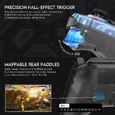 Picture of Fantech WGP15 EOS Pro Wireless Multi-Platform Gamepad Controller With Build in Audio Port Console