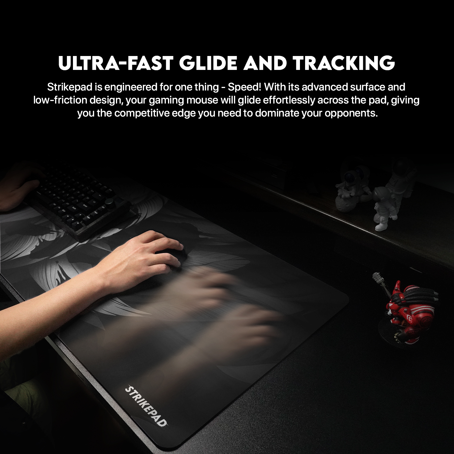 Picture of FANTECH MST901 Strikepad Gaming Mousepad 900x400x3mm Transformation Pattern Waterproof and No Edge Stitching Speed Mouse Mat