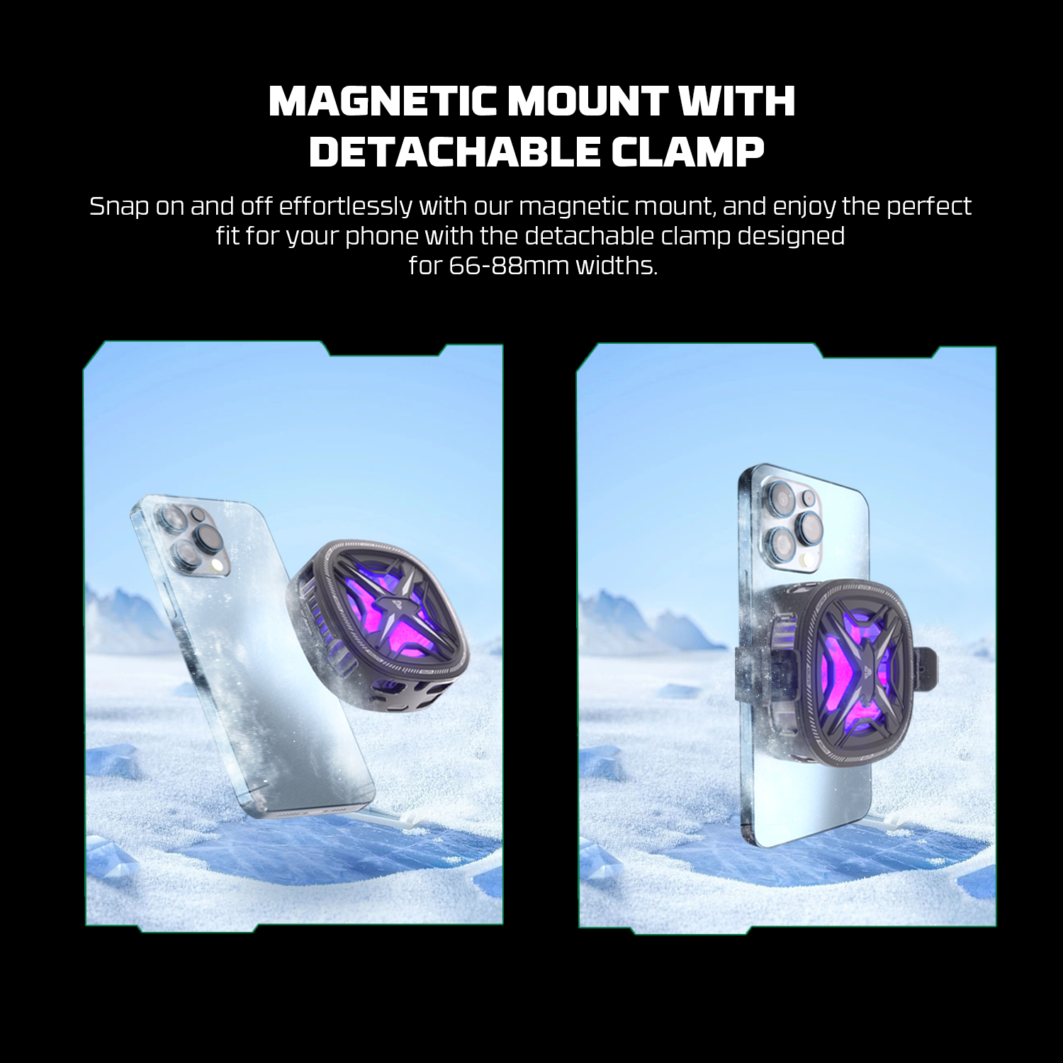 Picture of FANTECH PCM10 Gletser Max Phone Cooler With LCD Status Display