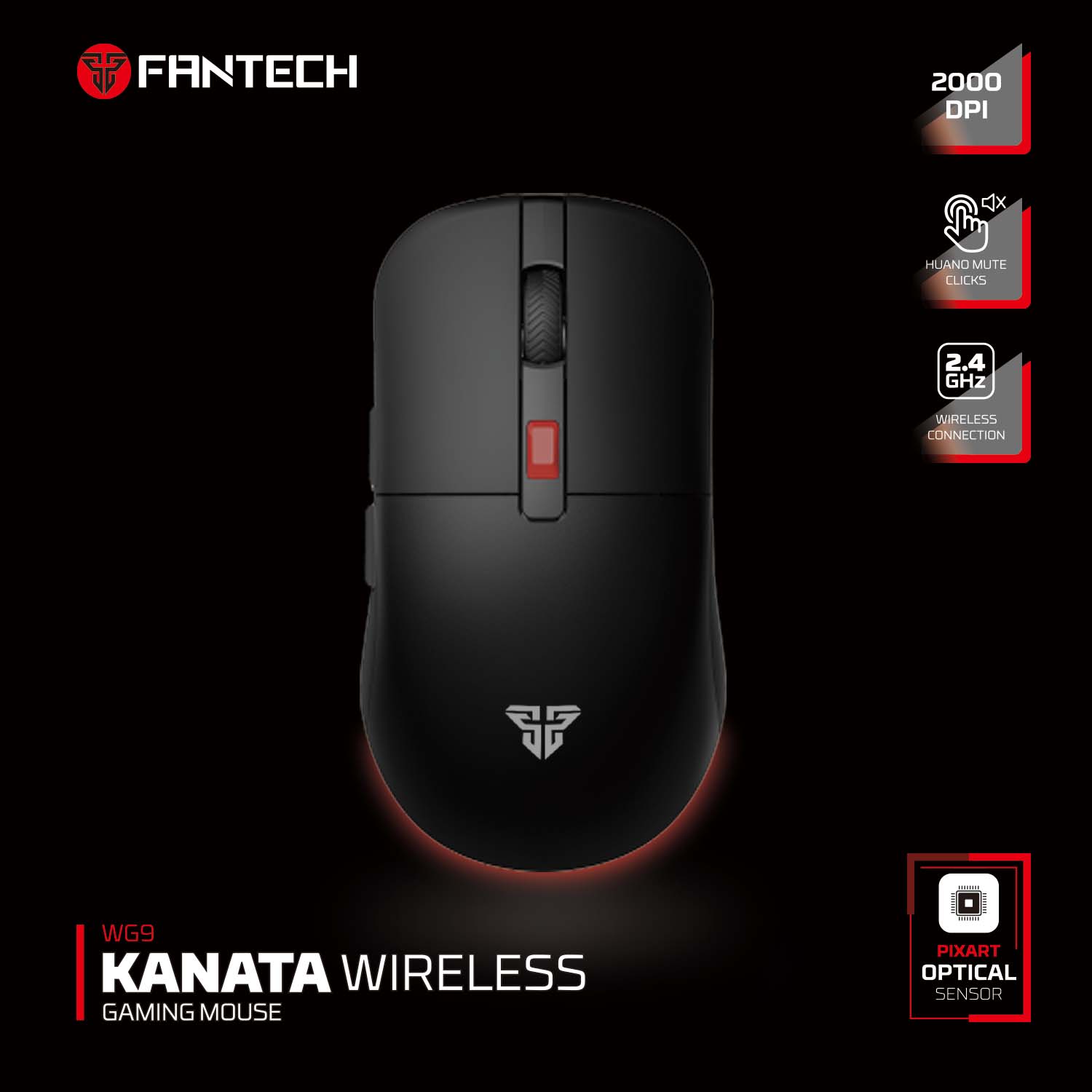 Picture of FANTECH WG9 KANATA WIRELESS Gaming Mouse Mice