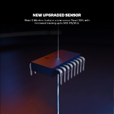 Picture of FANTECH WGC5s Wireless Gaming Mouse Pixart 3311 Sensor 12000 DPI Polling Rate Up to 1000Hz Battery 300mAh Mice