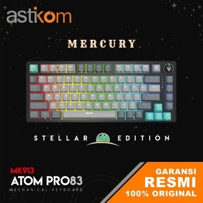 Picture of FANTECH MK913 ATOM PRO83 RGB Mechanical Gaming Keyboard Mercury Black & Saturn Grey Layout Red Switch & Blue Switch