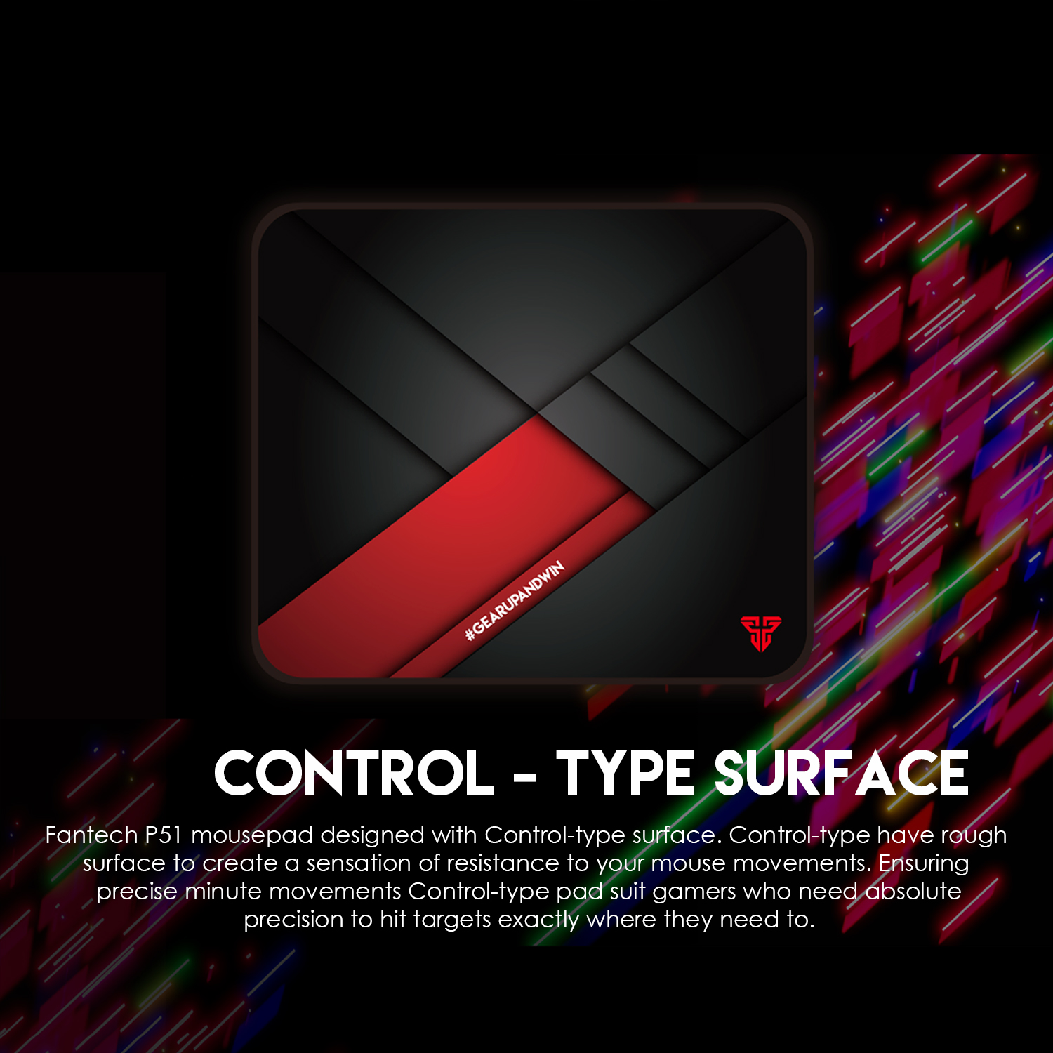 Picture of FANTECH P51 Gaming Set Wired Keyboard, Mouse, Headset, Stand & Pad Value Combo Set