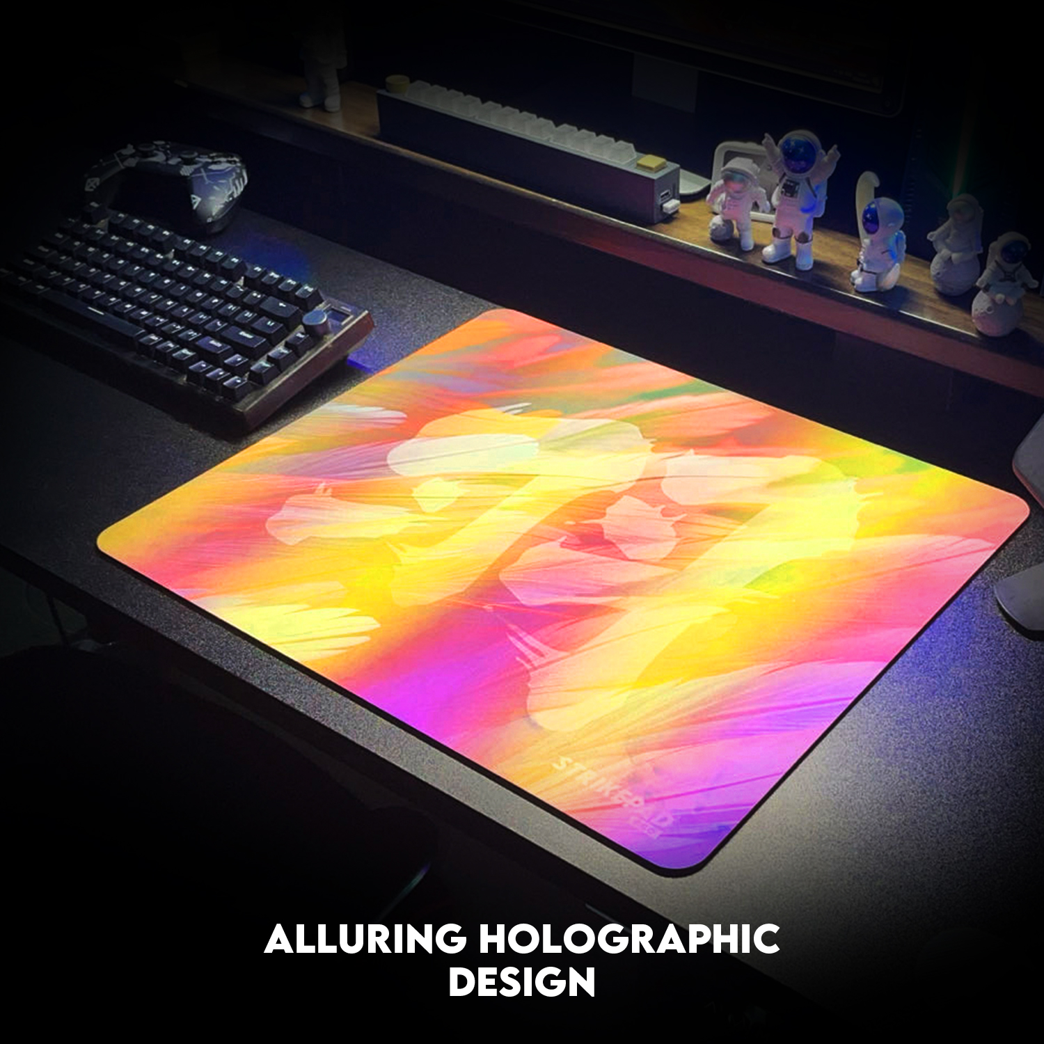 Picture of FANTECH MST491P Strikepad Mousepad Anti-Slip Base & Ultra fast Gaming Mousepad 49x42x3cm