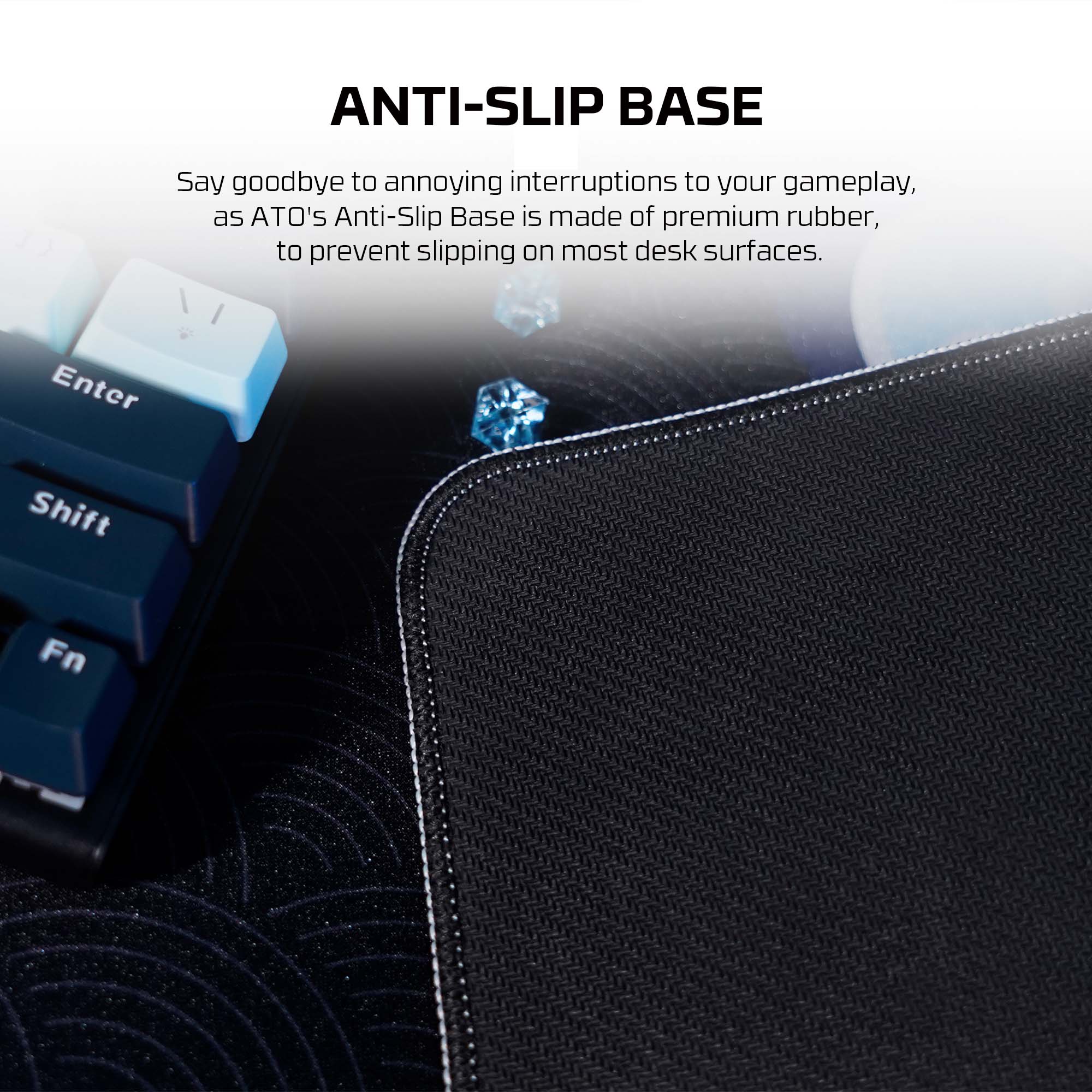 Picture of FANTECH MP905 KUJIRA UMI Mousemat 900x400x4mm Anti-Slip Rubber Computer Desk Mousepad