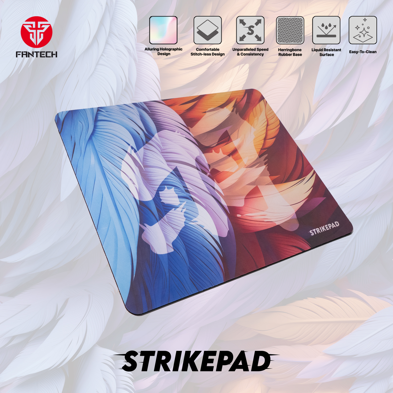 Picture of FANTECH MST491 Strikepad Mousepad Anti-Slip Base & Ultra fast Gaming Mousepad