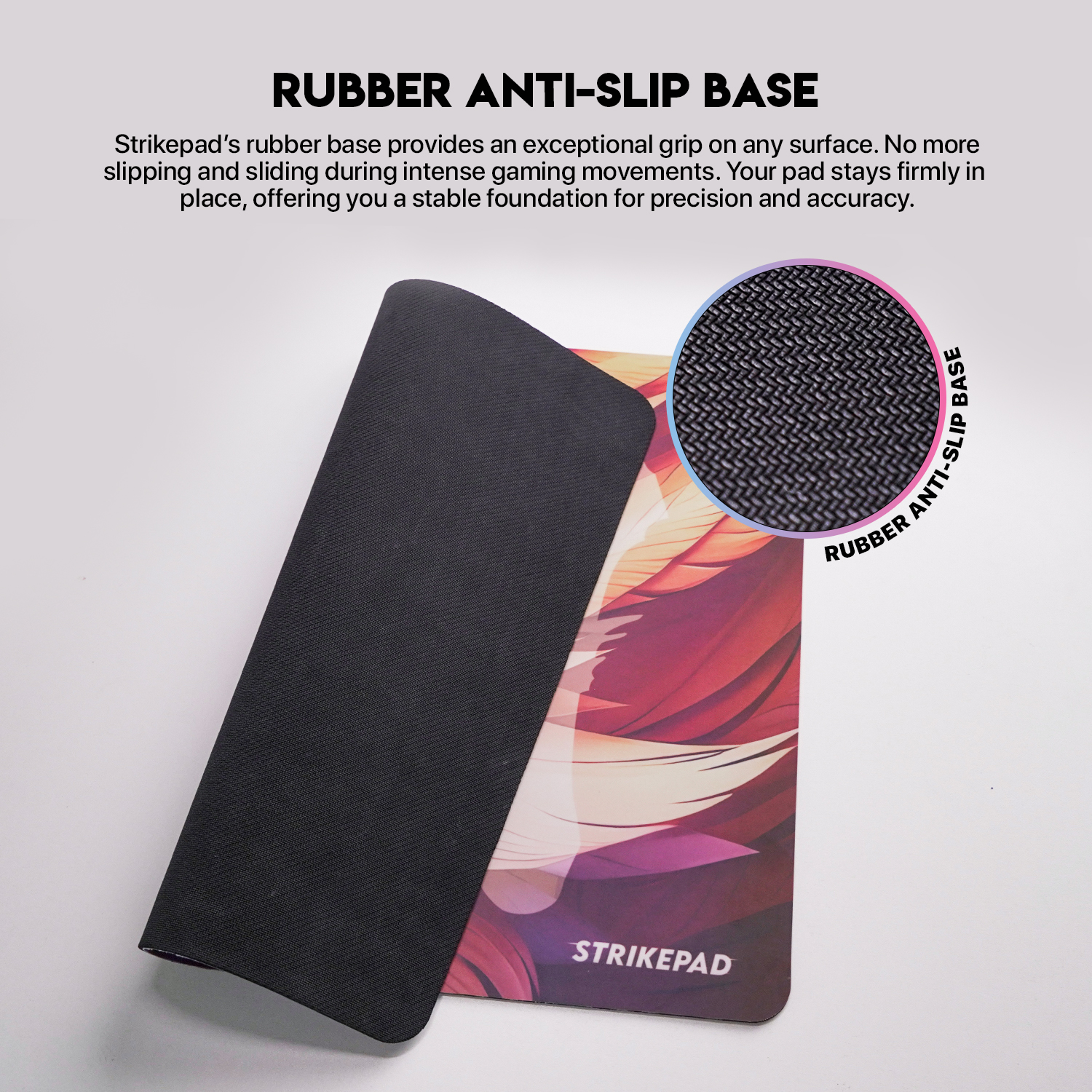 Picture of FANTECH MST491 Strikepad Mousepad Anti-Slip Base & Ultra fast Gaming Mousepad